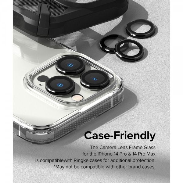 Ringke iPhone 14 Pro/iPhone 14 Pro Max Kameraskydd Camera Lens Frame Svart
