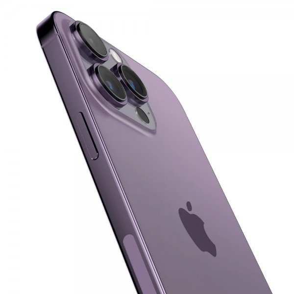 Spigen iPhone 14 Pro/iPhone 14 Pro Max Kameraskydd GLAS.tR EZ Fit Optik Pro Deep Purple 2-pack
