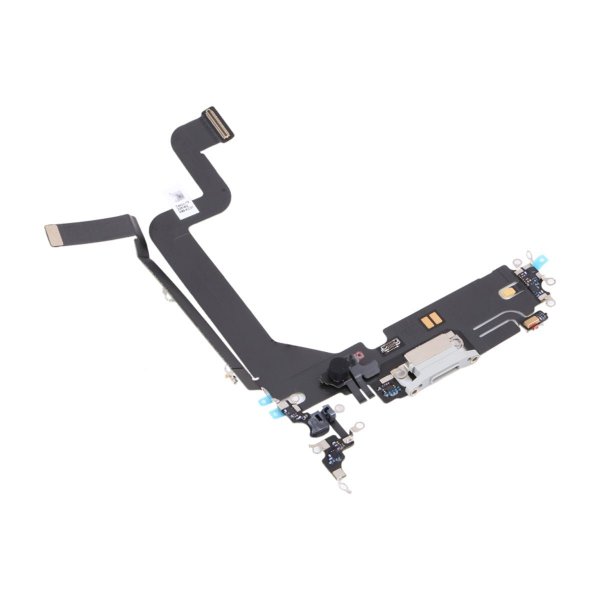 iPhone 14 Pro Laddkontakt med Flexkabel Original - Vit