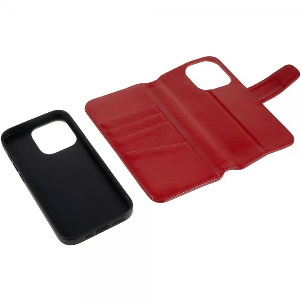 Nordic Covers iPhone 14 Pro Max Fodral MagLeather Poppy Red
