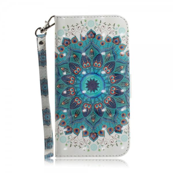 iPhone 14 Pro Max Fodral Motiv Blå Mandala