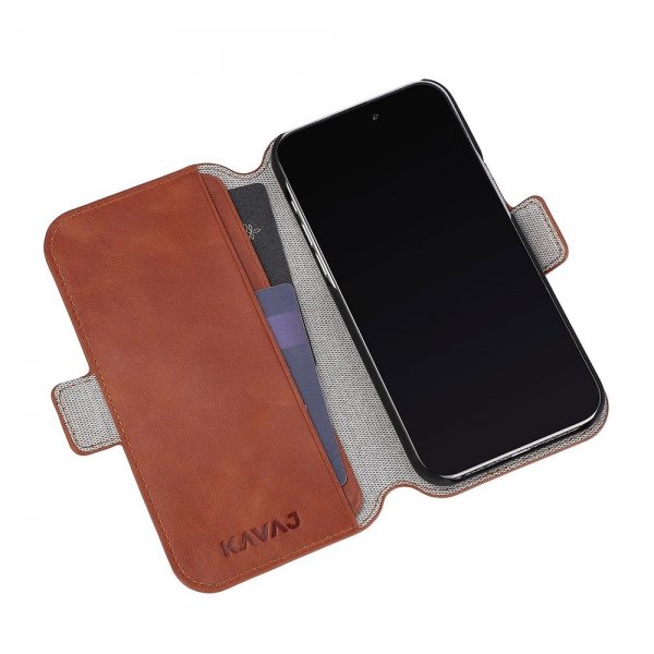 KAVAJ iPhone 14 Pro Max Fodral Phoenix Brun