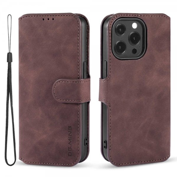 Dg.Ming iPhone 14 Pro Max Fodral Retro Kaffe
