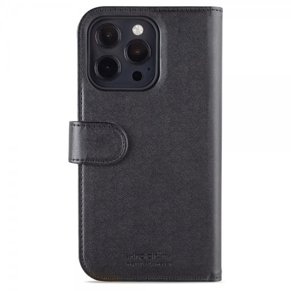 Holdit iPhone 14 Pro Max Fodral Wallet Case Magnet Svart