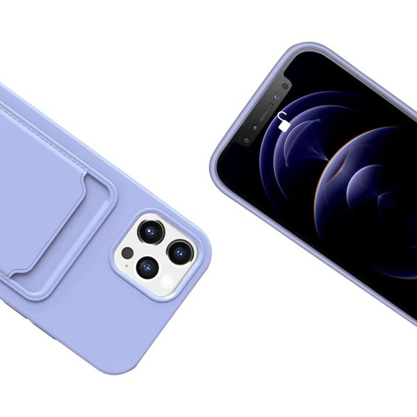 iPhone 14 Pro Max Skal Korthållare Lila