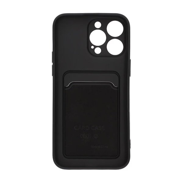 iPhone 14 Pro Max Skal Korthållare Svart