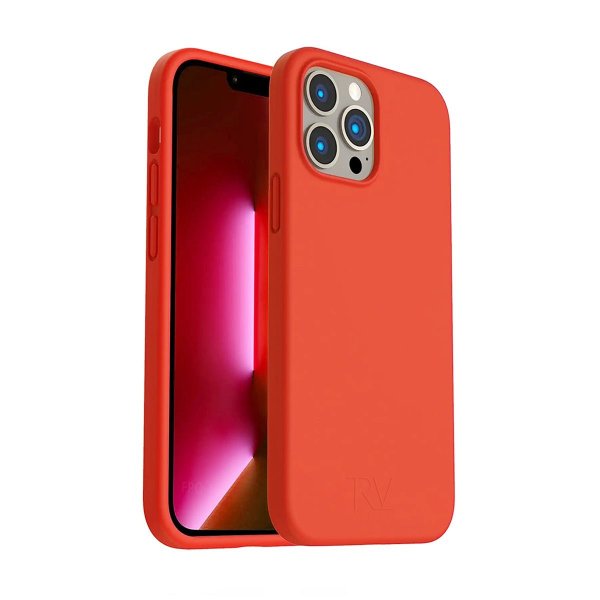 Rvelon iPhone 14 Pro Max Skal Silikon Rosa