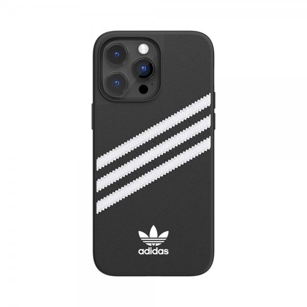 Adidas iPhone 14 Pro Max Skal 3 Stripes Snap Case Svart Vit