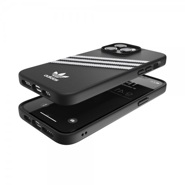 Adidas iPhone 14 Pro Max Skal 3 Stripes Snap Case Svart Vit