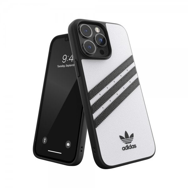 Adidas iPhone 14 Pro Max Skal 3 Stripes Snap Case Vit Svart