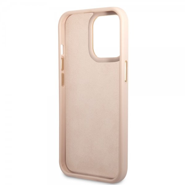 Guess iPhone 14 Pro Max Skal 4G Logo Rosa