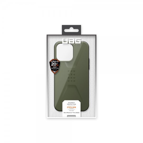 Urban Armor Gear (UAG) iPhone 14 Pro Max Skal Civilian Olive