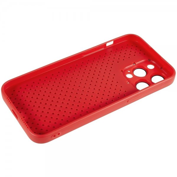 iPhone 14 Pro Max Skal Down Jacket Design Röd