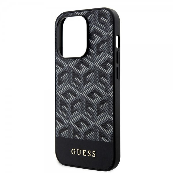 Guess iPhone 14 Pro Max Skal G Cube MagSafe Svart