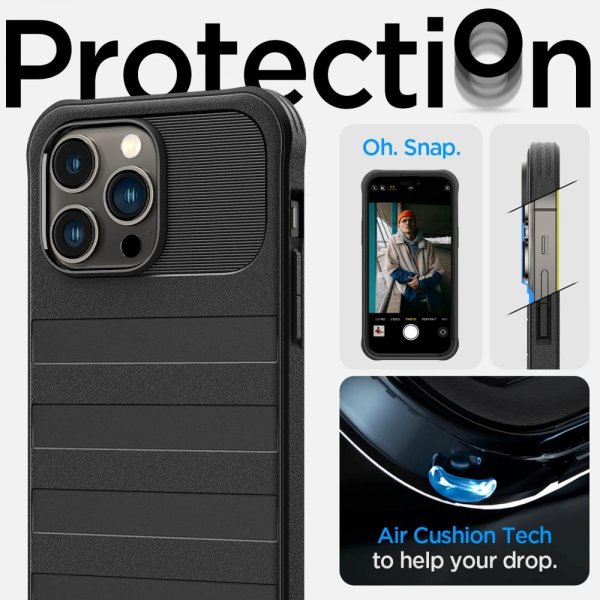 Spigen iPhone 14 Pro Max Skal Geo Armor 360 MagFit Svart