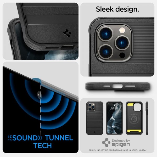 Spigen iPhone 14 Pro Max Skal Geo Armor 360 MagFit Svart