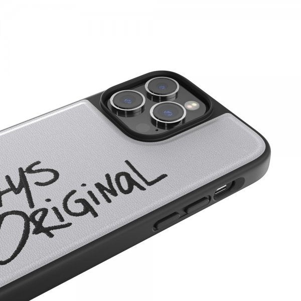 Adidas iPhone 14 Pro Max Skal Inlay Embroidery Case Vit Svart