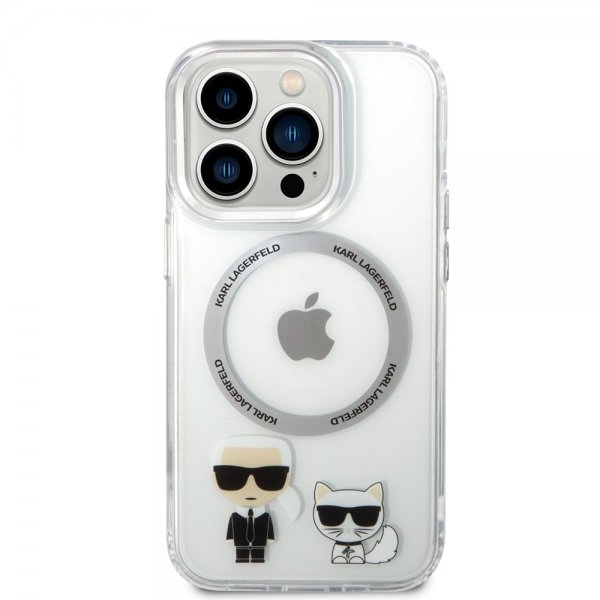 Karl Lagerfeld iPhone 14 Pro Max Skal Karl & Choupette MagSafe Transparent
