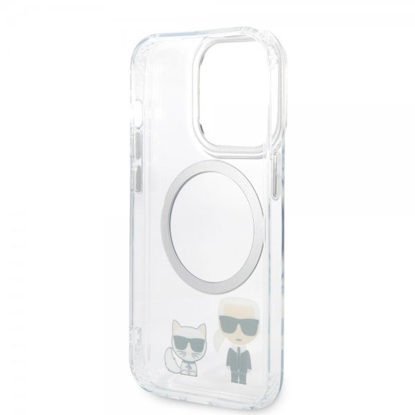 Karl Lagerfeld iPhone 14 Pro Max Skal Karl & Choupette MagSafe Transparent