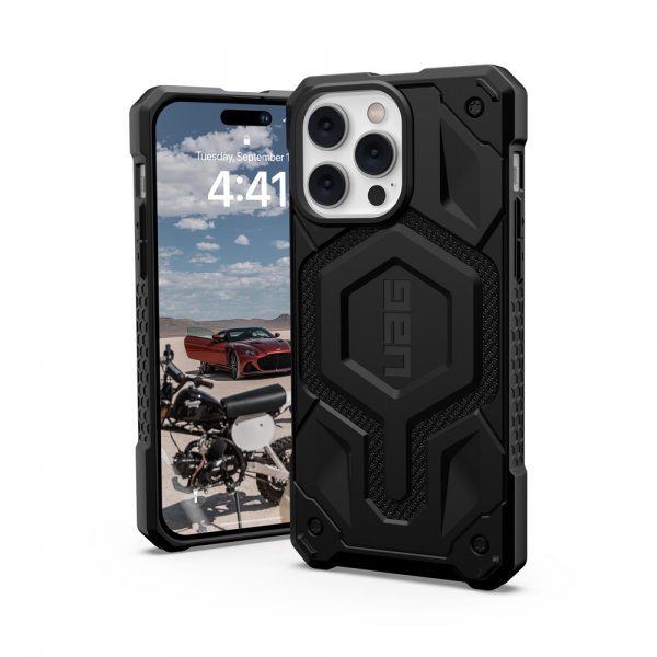 Urban Armor Gear (UAG) iPhone 14 Pro Max Skal Monarch Pro MagSafe Kevlar Black