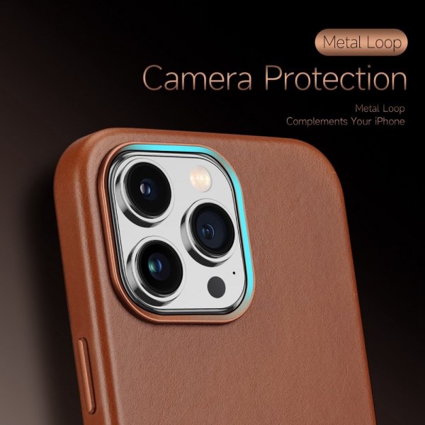Dux Ducis iPhone 14 Pro Max Skal Naples Series MagSafe Ljusbrun