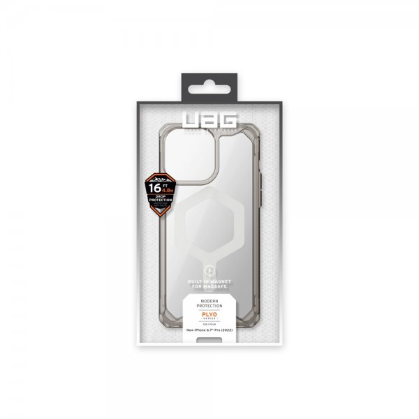 Urban Armor Gear (UAG) iPhone 14 Pro Max Skal Plyo MagSafe Ash