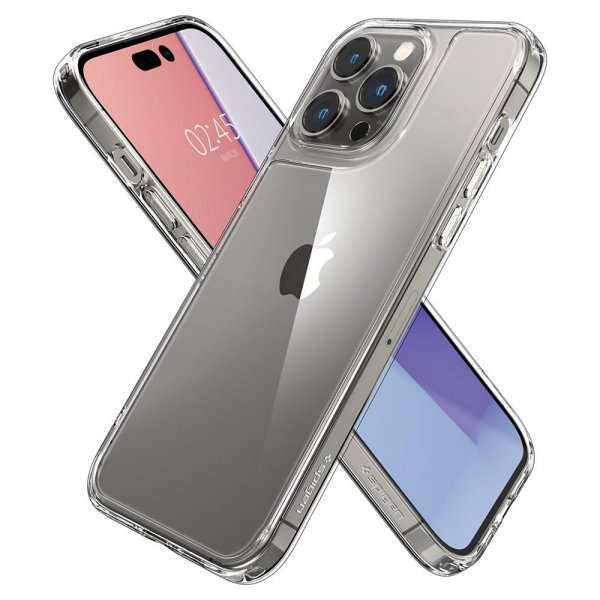 Spigen iPhone 14 Pro Max Skal Quartz Hybrid Crystal Clear