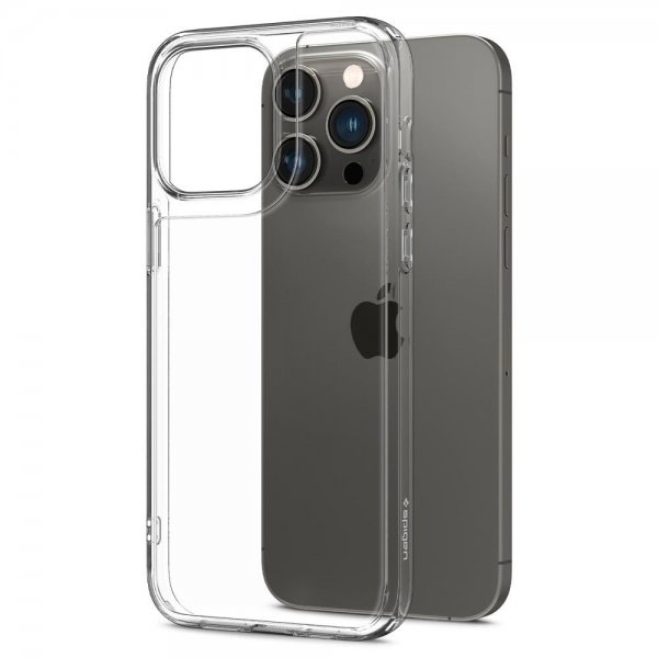 Spigen iPhone 14 Pro Max Skal Quartz Hybrid Crystal Clear