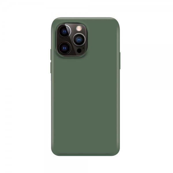 Xqisit iPhone 14 Pro Max Skal Silicone Case Grön