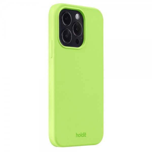 holdit iPhone 14 Pro Skal Silikon Acid Green