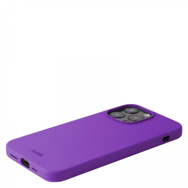 holdit iPhone 14 Pro Max Skal Silikon Bright Purple