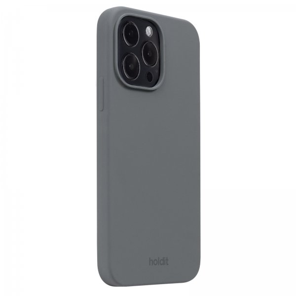 holdit iPhone 14 Pro Max Skal Silikon Space Gray