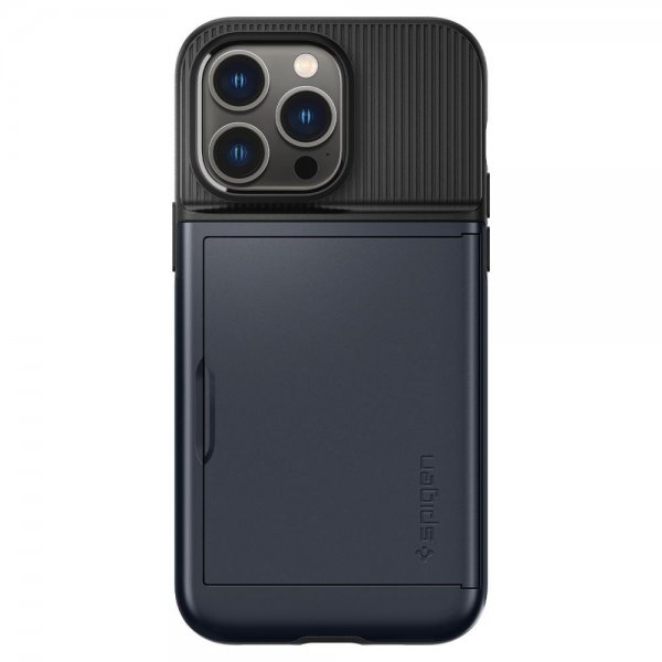 Spigen iPhone 14 Pro Max Skal Slim Armor CS Metal Slate