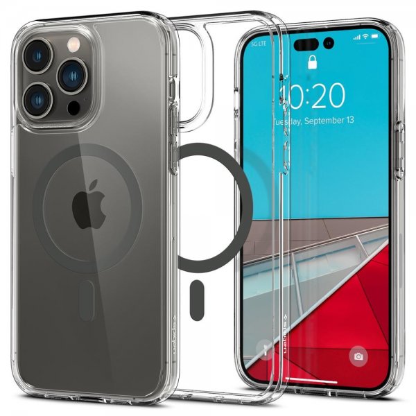 Spigen iPhone 14 Pro Max Skal Ultra Hybrid MagFit Graphite