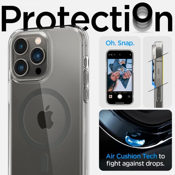 Spigen iPhone 14 Pro Max Skal Ultra Hybrid MagFit Graphite