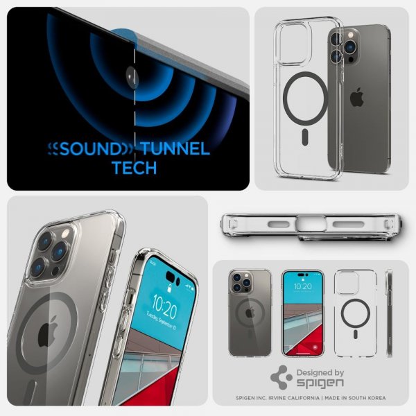 Spigen iPhone 14 Pro Max Skal Ultra Hybrid MagFit Graphite