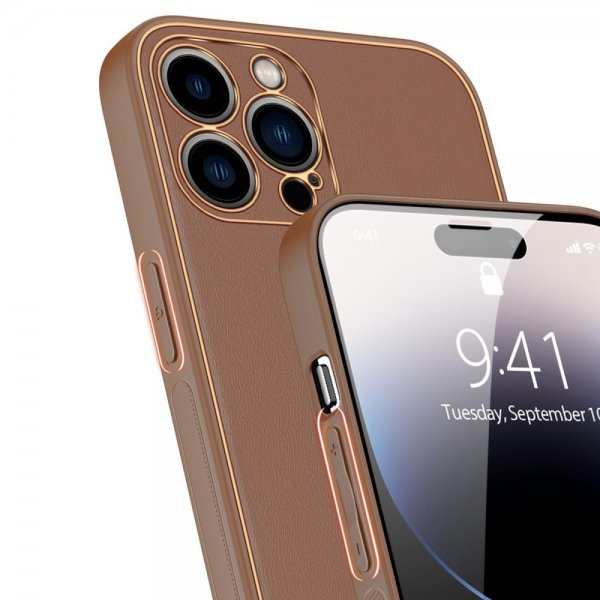 Dux Ducis iPhone 14 Pro Max Skal YOLO Series Brun