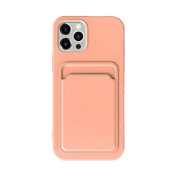 iPhone 14 Pro Skal Korthållare Rosa