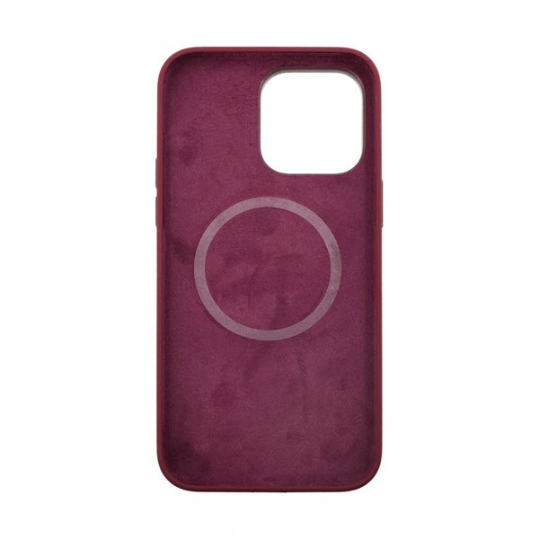 Rvelon iPhone 14 Pro Skal Silikon MagSafe Röd