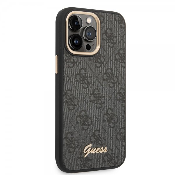 Guess iPhone 14 Pro Skal 4G Logo Svart