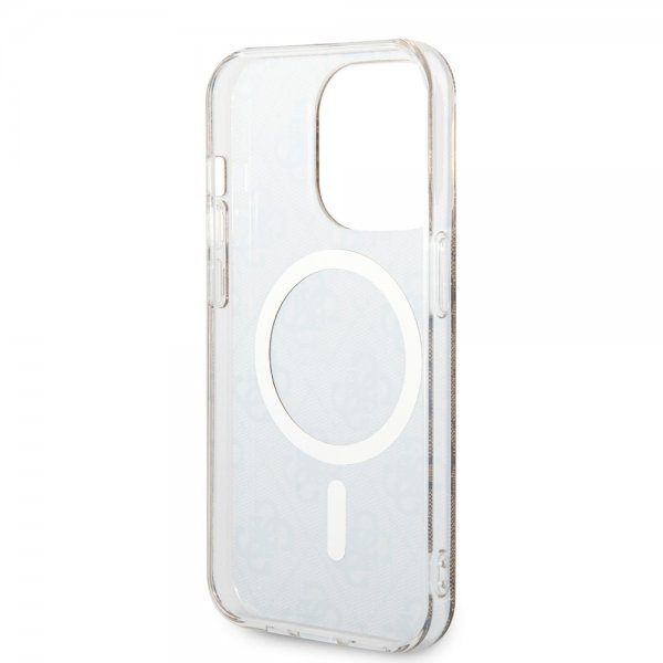 Guess iPhone 14 Pro Skal 4G Pattern MagSafe Brun