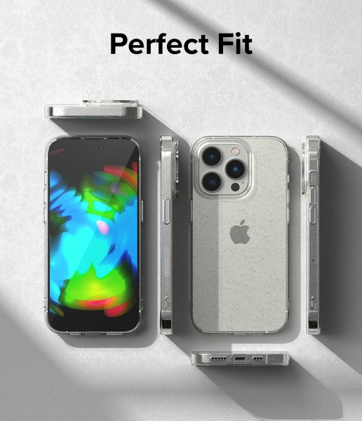 Ringke iPhone 14 Pro Skal Air Glitter Clear