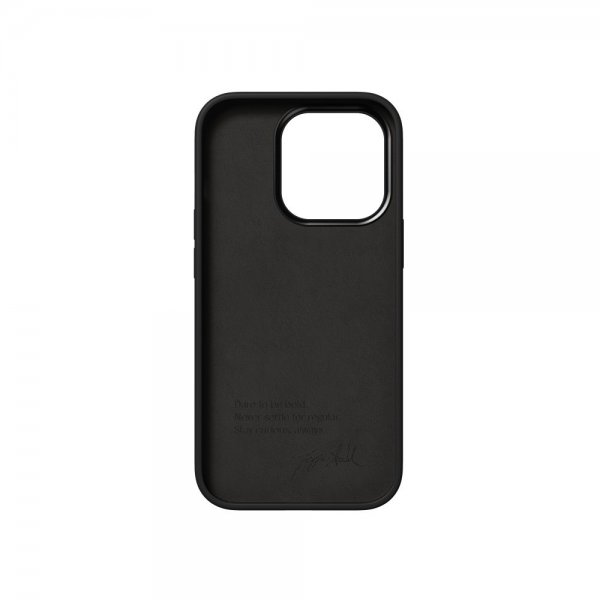 Nudient iPhone 14 Pro Skal Bold Charcoal Black