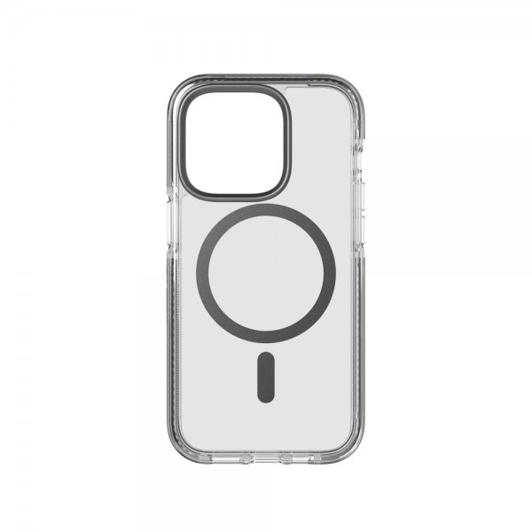 Tech21 iPhone 14 Pro Skal Evo Crystal MagSafe Graphite Black