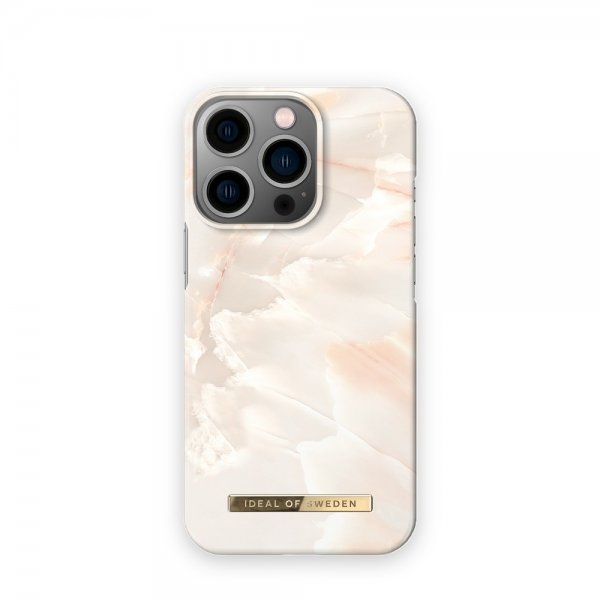 Ideal of Sweden iPhone 14 Pro Skal Fashion Case MagSafe Rose Pearl Marble