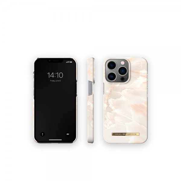 Ideal of Sweden iPhone 14 Pro Skal Fashion Case MagSafe Rose Pearl Marble