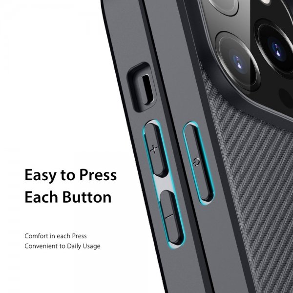 Dux Ducis iPhone 14 Pro Skal FINO Series Svart