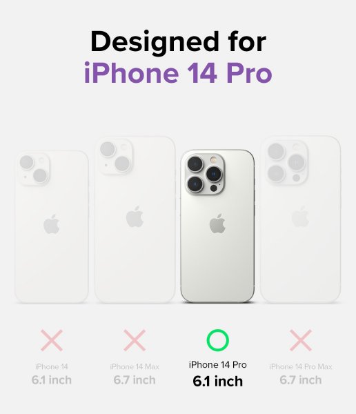 Ringke iPhone 14 Pro Skal Fusion Matte Clear