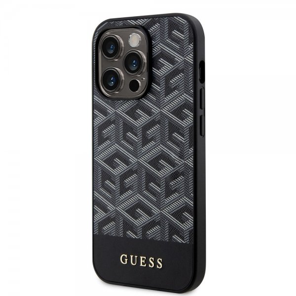 Guess iPhone 14 Pro Skal G Cube MagSafe Svart