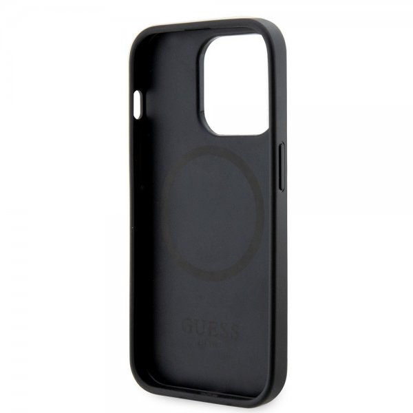 Guess iPhone 14 Pro Skal G Cube MagSafe Svart